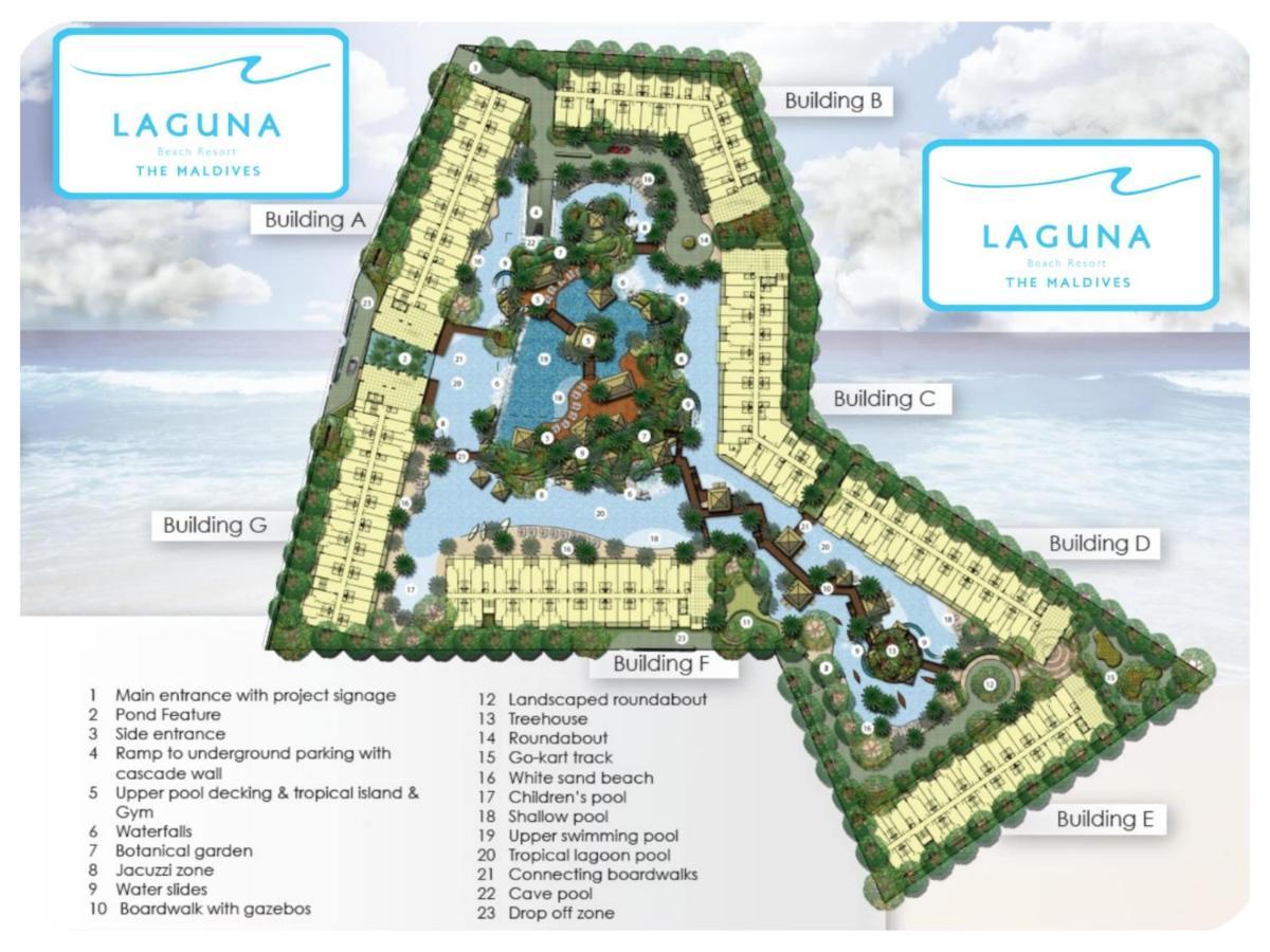 Laguna Beach Condo Resort 3 Maldives Pattaya Pool View ลากูน่า บีช คอนโด รีสอร์ต 3 พัทยา 좀티엔 비치 외부 사진