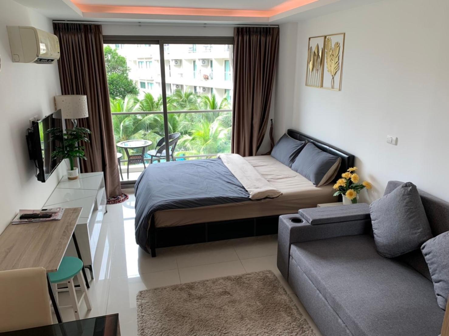 Laguna Beach Condo Resort 3 Maldives Pattaya Pool View ลากูน่า บีช คอนโด รีสอร์ต 3 พัทยา 좀티엔 비치 객실 사진